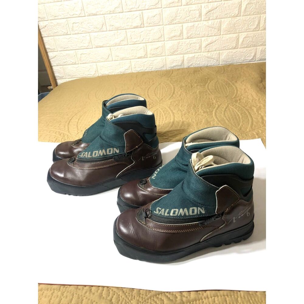 Salomon Backcountry 6 Vintage Cross Country Ski Boot EU39 US Women 7.5/Men 6 SNS